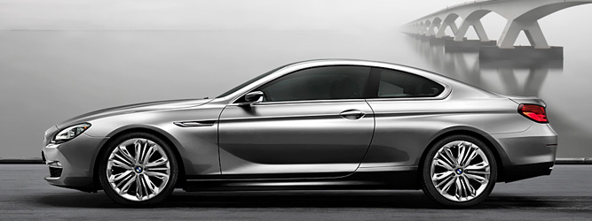 Модный BMW 6 Coupe Concept официально покажут в Париже