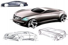 Скетчи Mercedes CLS 2011
